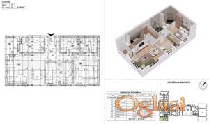 Južni Telep - Trosoban stan 63 m2 na Top Lokaciji-povrat PDV-065/385 8880