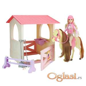 Set Barbika i konj sa štalom