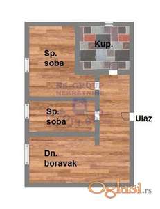 Dvoiposoban stan na Telepu,51m2