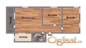 532088 Bulevar Patrijarha Pavla - 69m2 - trosoban