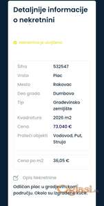 Prodajem gradjevinski plac!