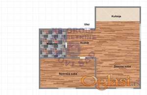 Jednoiposoban stan u Sadovima, 37m2