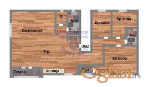 Četvorosoban 96m2 Adice