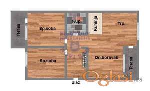 Odlican trosoban stan na Adicama - 66m2