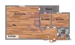 Dvoiposoban stan na Podbari 57m2