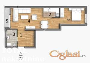 Stan NOVI SAD,TELEP - 45 m2 109350 €, ID: 1098548