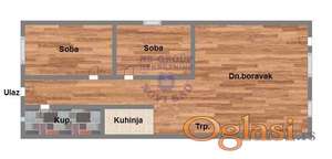 Trosoban stan u izgradnji! 40m2 dvorista gratis!