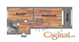 Jednoiposoban stan na odličnoj  lokaciji 26m2