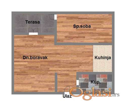 Jednoiposoban stan u izgradnji!