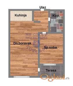 Dvosoban stan u izgradnji na Somborskom bulevaru