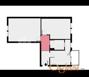 Dvosoban stan, namesten, u samom centru