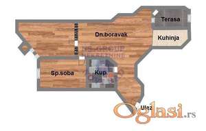 Odličan trosoban na Podbari!!!!