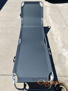 Ležaljka za dvorište i plažu - podesivi naslon sa 4 nivoa