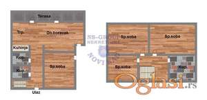 Petosoban stan na Adicama 126m2