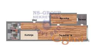 Dvosoban stan na Bulevaru Evrope, 53m2