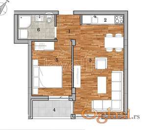 NOVI SAD - TELEP JUŽNI - 42.17 m2