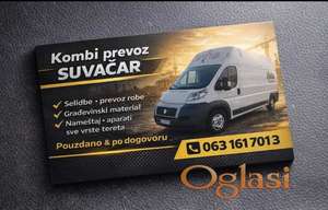 Kombi prevoz na relaciji cele srbije, sa radnicima i bez.