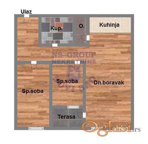 Trosoban stan u izgradnji - Telep