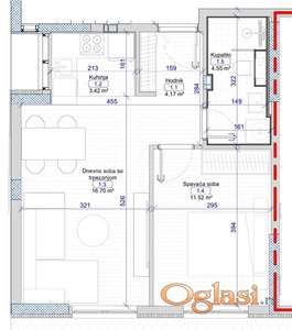 NOVI SAD - TELEP JUŽNI - 39.00 m2