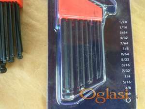 Colovni imbusi komplet fender gibson inch 13 kom