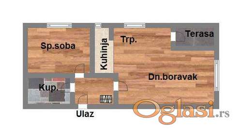 Bulevar Evrope, dvosoban,