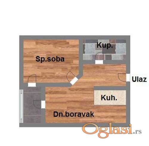 Dvosoban - 41m2 - 107.080e