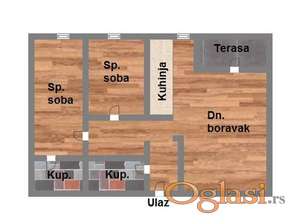 Trosoban stan u Sremskoj Kamenici