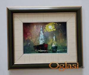 Ulje na platnu - Nocna plovidba