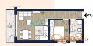 Novi Sad, Adice - Jednoiposoban stan 53m2 