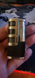 COHIBA Gridding Stripes Windproof Butane Gas 3 Torch Jet