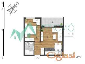 Odličan jednoiposoban stan od 43m2 na odličnoj lokaciji! 