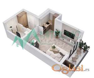 1004819 VRDNIK – STAN 33 m², SMART HOME SISTEM, NOVI STAN