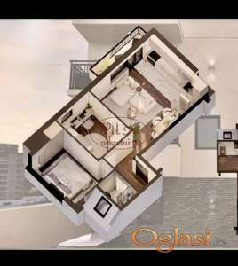 Novi Sad, Lipov gaj, odlican dvoiposoban stan sa povratom PDV-a