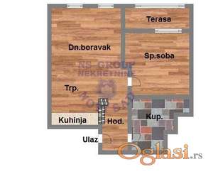 Dvosoban - 43m2 - Petrovaradin