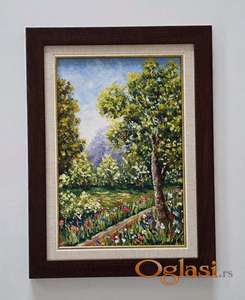 Ulje na lesonitu - Put kroz prirodu 2, prelepo!