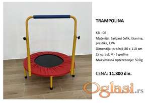 TRAMPOLINA - do 6 god. - DEČJE SPRAVE ZA VEŽBANJE