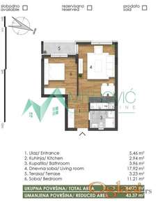 Telep, fenomenalan dvosoban stan-izuzetna ponuda