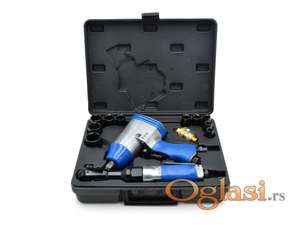 Pneumatski pištolj i racna 1/2 sa gedorama 14 kom