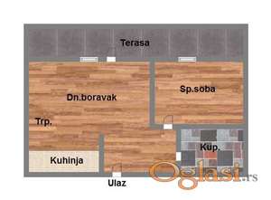 Odličan u izgradnji na Mišeluku! 56m2