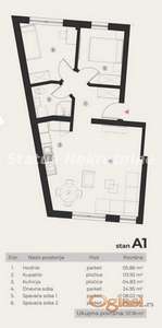 Podbara-Direktna pProdaja-Trosoban stan 57 m2 na poželjnoj Top Lokaciji-mogućnost povrata PDV-a-065/385 8880