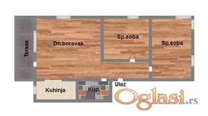 532085 Bulevar Patrijarha Pavla - 69m2 - trosoban