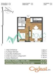 Telep, fenomenalan dvosoban stan-izuzetna ponuda