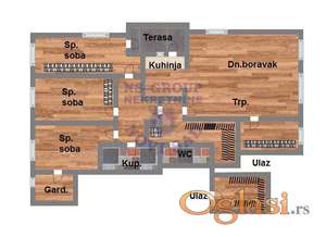 Odličan četvorosoban stan na Grbavici!