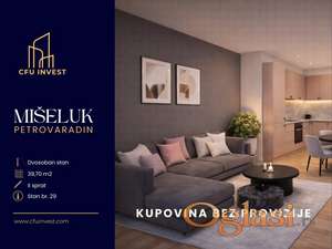 Dvosoban stan 40m2 u izgradnji na Mišeluku sa PDV-om