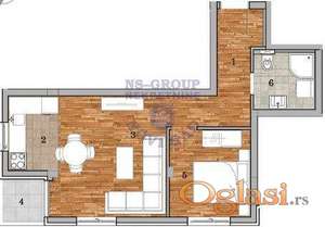 Jednoiposoban 45m2 Telep