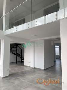 FENOMENALAN, VIŠENAMENSKI POSLOVNI PROSTOR U 2 NIVOA NA TELEPU-182M2 