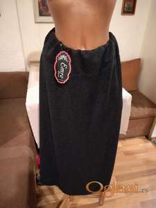 Nova zenska suknja za punije dame Emre Tamno-siva Novo