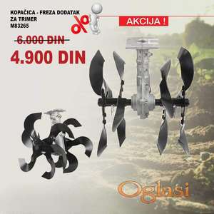 Kopacica – freza dodatak za trimer