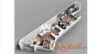 Vračar, centar, Politova ulica, stan od 87 m2 ID#40568
