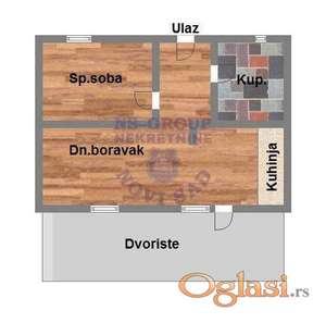 Jednoiposoban 33m2 Veternička rampa